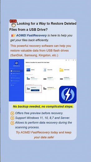 USB Data Recovery: Restore Deleted Files in 3 Steps #recovery #usb #disk #flashdrive #data