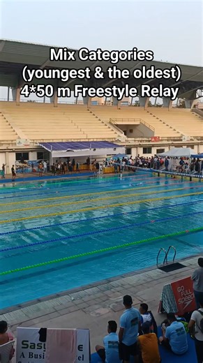 4 comments | 21 Masters National swimming championship 2025 Hyderabad by Swimming Federation of India 4x50 m freestyle relay Women from different age groups categories are racing together due to lack of participation. #fblifestyletyle #SportsAuthorityofTelangana #Holidays #thanksgivingworkout #humor #appreciation #motivation #swimming #gratitudepost #gratitude | Rahul Singh | Facebook