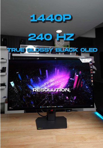 240Hz 1440p WOLED Gaming Monitor: ASUS ROG Upgrade