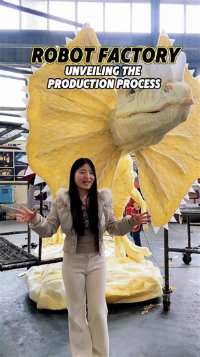 I finally know how the bionic model is made!#robot#factory #animatronic #dinosaur #step#starrobot