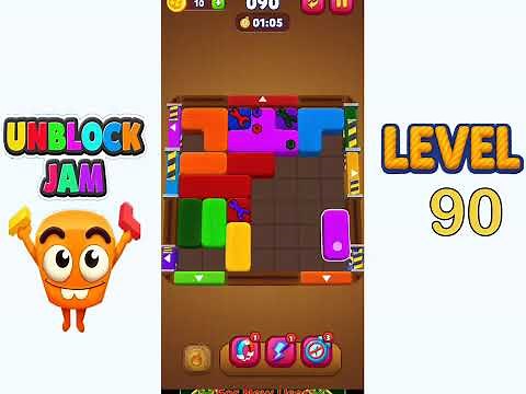 Unblock Jam Level 90 Walkthrough Solution
