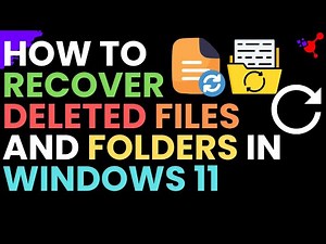 How to Recover Deleted Files and Folders in Windows 11 (Fast & Easy)
