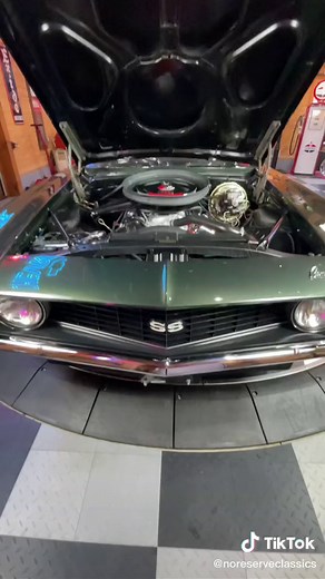 Sleek and slim is a definition for this beautiful 69 Camaro SS 396 L78!