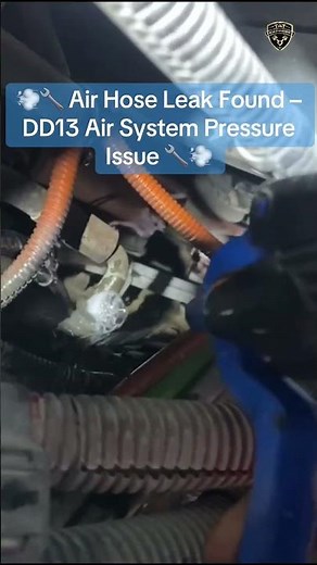 💨🔧 Air Hose Leak Found – DD13 Air System Pressure Issue 🔧💨