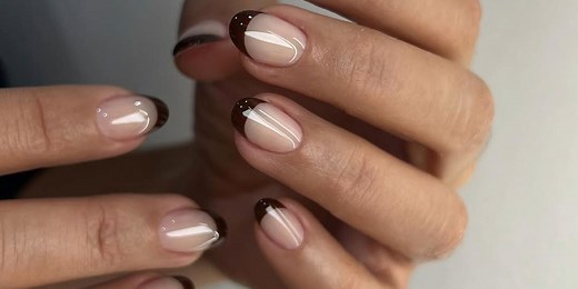 20 Brown French Tip Nail Ideas for a Warm, Rich Take on the Classic