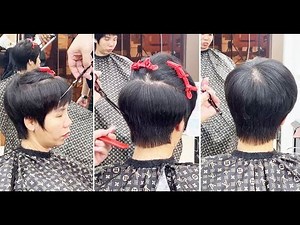Very Short Pixie & Creative Short Layered Women's Haircut Full Tutorial Steps