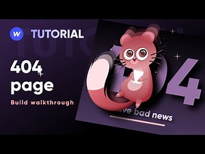 Building a responsive 404 page in Webflow, without code