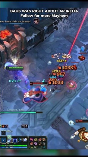 Thebausffs was right about AP Irelia #leagueoflegends #arammayhem #riotgames