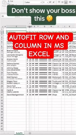 HOW TO AUTOFIT ROW & COLUMN IN MS EXCEL - COMPUTER SHORTCUT KEYS