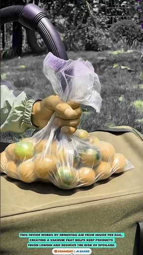 Simple Vacuum Sealer for Packaging Tomatoes and Fresh Vegetables #innovationtools
