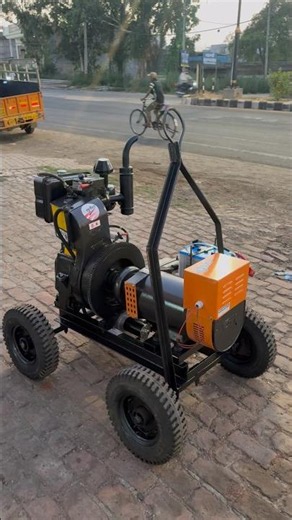 10kVA Self Start Generator with Big Tyre Trolley | Chadha Sunil Brand‪@ChadhaGeneratorsPrivateLimited‬