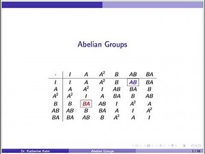 Abelian Groups
