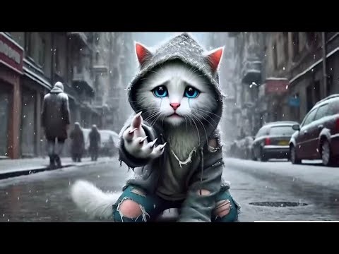 SAD CAT STORY that will MELT your HEART|sad cat|cartoon|sadcat|cutecat#catlover