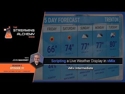 WEATHER CONTROL! Scripting a Live Display in vMix Like a Pro