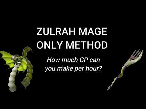 Mage only at Zulrah: how much GP can you make per hour? (EASIEST WAY TO KILL ZULRAH FOR BEGINNERS)