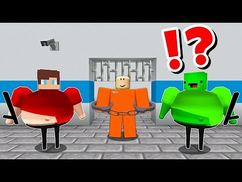 JJ and Mikey Become BARRY in ROBLOX PRISON CHALLENGE in Minecraft