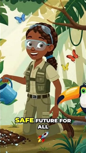Save Earth’s Creatures 🌳 | Plant Trees for a Brighter Future | Kids Environmental Education