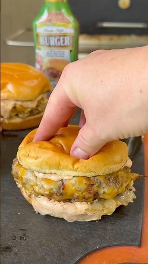 Smoked Cajun Burgers