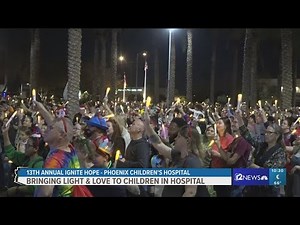 Thousands turn out to show support for children spending Christmas at Phoenix Children's Hospital