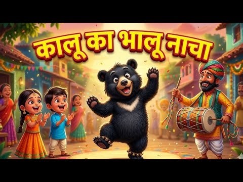 Kalu Madari Aaya Hindi Poem for KidsChannel India | Hindi Nursery Rhymes|Hindi Kids Bal Geet