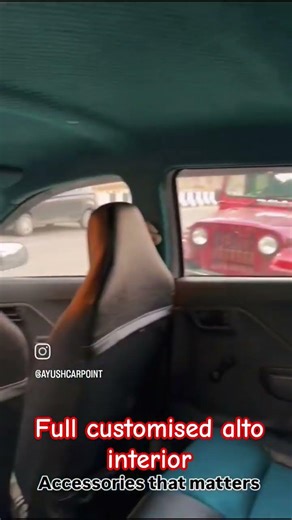 alto full interior customised #alto #automobile #car #interiordesign #marutisuzuki #altopadrao