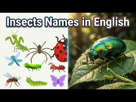 Insects /Insects name in english/Learn insects name/