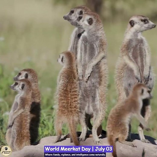 World Meerkat Day | Meerkat Pups in Action 🐾 #Shorts