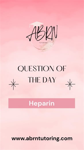 Heparin Breakdown 🎥💉 Let’s walk through this heparin infusion calculation and make sure your setup is solid. High-alert meds = no guesswork. Watch the breakdown and check your answer 👇 #NurseCee #HeparinDrip #IVFlowRate #DosageCalculation #DimensionalAnalysis #NursingStudents | A Blessed RN