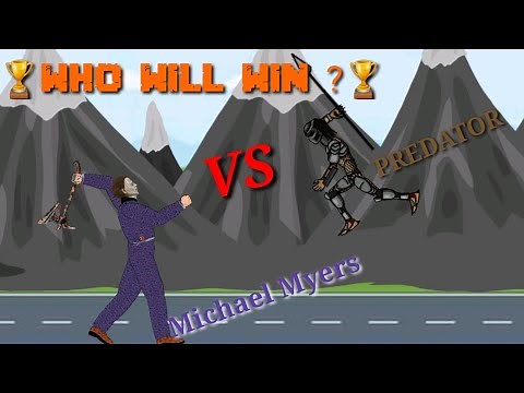 Predator Vs Michael Myers | Killer Vs Predator | Fightng Animation | Sparktoons