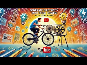 Generate Electricity with Pedal Power! 🚴‍♂️💡 #sustainability #sdgs #muskanstudyworld #youtube