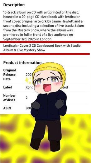 THE MYSTERY SHOW DELUXE TRACKS RETURN AMAZON EDITION OF GORILLAZ THE MOUNTAIN CD