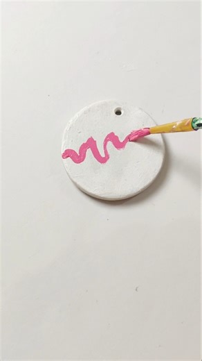 diy key chain #craft #diy #acrylicpainting