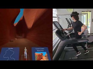 Treadmill Running in Virtual Reality with Octonic VR | Meta Quest Pro Headset