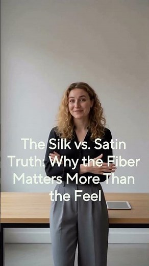Silk vs. Satin Truth: Why Fibre Composition Matters More Than the Feel.