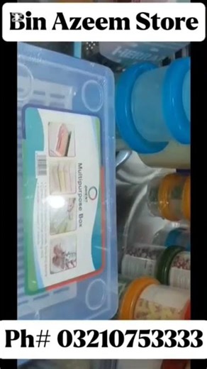 Transparent Storage Containers for Home & Office.