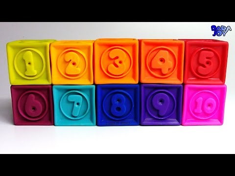 Aprender a Contar del 1 al 10 de cubos mágicos| Números 1-10| Cubos Mágicos