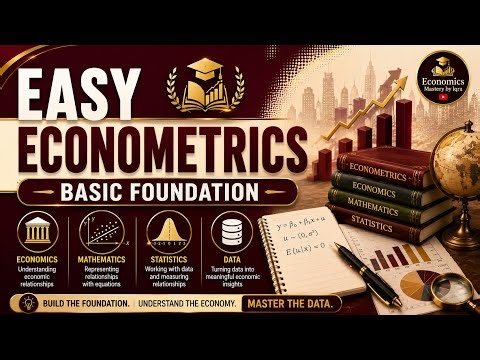 EASY ECONOMETRICS | Basic Foundation for Beginners | What is Econometrics? #viralvideo 