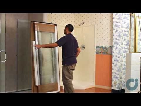 Shower Doors - Neo Angle Installation