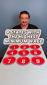 5.3K views · 56 reactions | 9 States with the Highest Minimum Wage. A man plays a game where he guesses the states with the highest minimum wage. This original video was produced by Rick Lax and Alex Z. | Lists and Laughs | Facebook