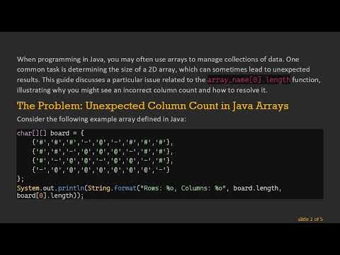 Understanding the Java Array Length Function: Common Pitfalls and Solutions