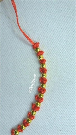 Another new thread work nekline design hand embroidery with pearl🔥🔥