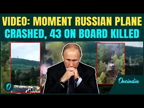 Russia Plane Crash MOST SHOCKING VIDEO: 43 Dead in Tragic Crash; Burning Wreckage Captured on Cam