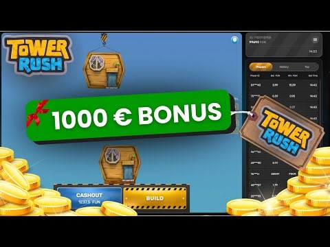 1000€ BONUS Tower Rush + PROMO CODE: how to claim it in 2026? 🎁
