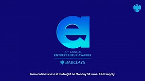 The 10th annual Barclays Entrepreneur Awards are now open! Will this year be yours to shine? ✨ It all starts with a nomination… https://www.barclays.co.uk/business-banking/sectors/entrepreneurs/awards/ Nominations close at 23:59 on Monday 30 June. T&C's apply. Thank you to our sponsors: Innovate Finance, Propel Finance, Ukie, Visa, Barclaycard Payments, Barclays Private Bank, Barclays Eagle Labs #BarclaysEA25 | Barclays UK