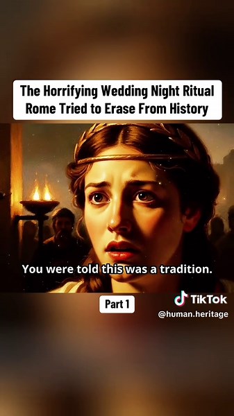 P.1-The Horrifying Wedding Night Ritual Rome Tried to Erase From History #history #darkhistory #historytime #secrethistory
