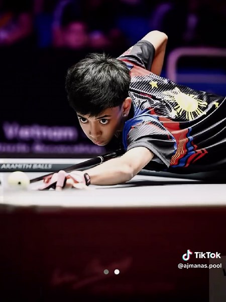 Competitive Pool Play with AJ Manas: Skill and Focus