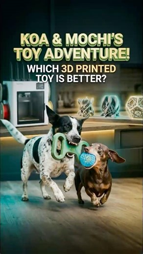 🦴 TPU Dog Toys #snapmakeru1 #3dprinting #3dprinter #3dprinted #tpu #dog #toys #pets #multicolor