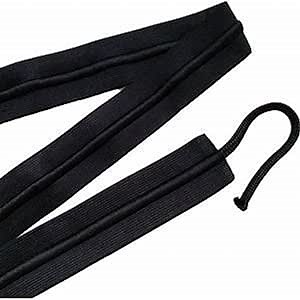 Drawcord Elastic 1.5" inch Black 20 Yards Drawstring Elastic for Sewing Made in USA