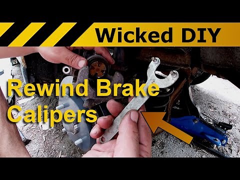 How to Rewind Brake Calipers in 28 Seconds | 2005 Focus ST