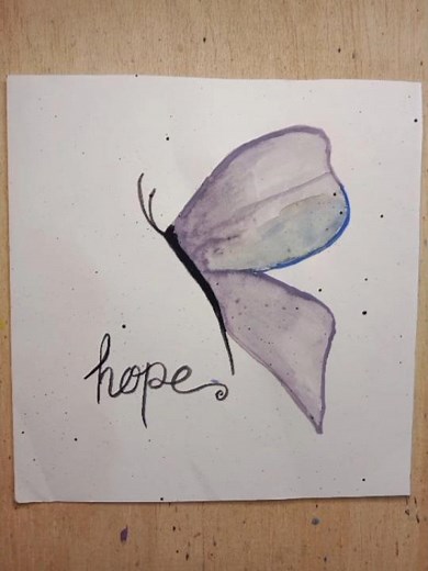 Easy Watercolor Butterfly Painting 🦋 | Simple Aesthetic Painting #watercolorpainting #butterflyart